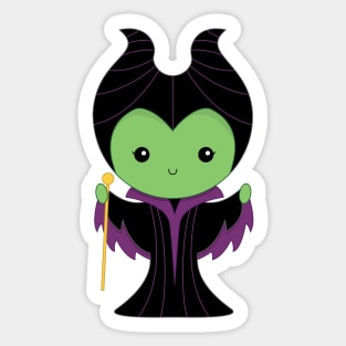 Ms Maleficent Sticker